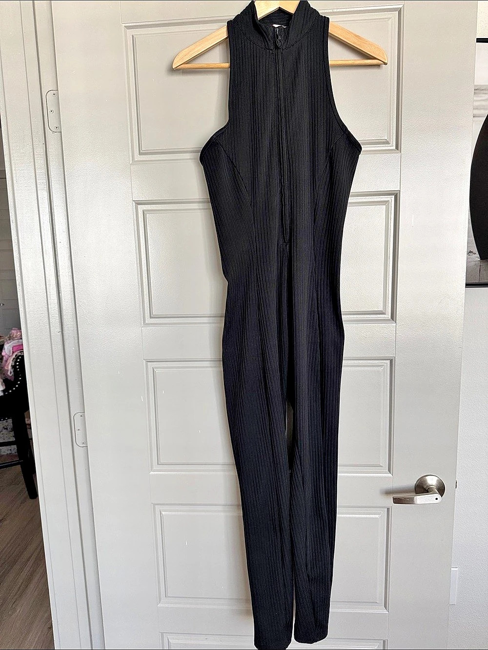 Victoria's Secret VSX Essential Racerback Fitted Jumpsuit Black, S